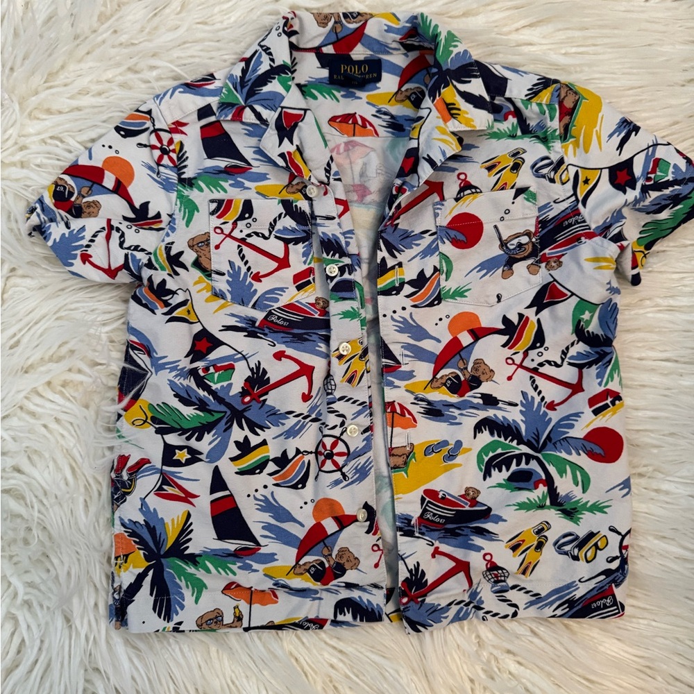 Ralph Lauren Hawaiian button short sleeve